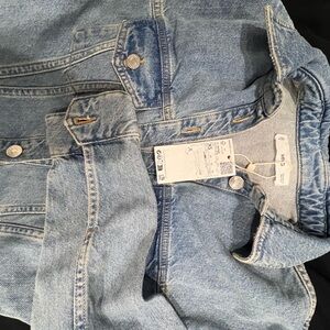 Mango Classic Blue Denim Jacket